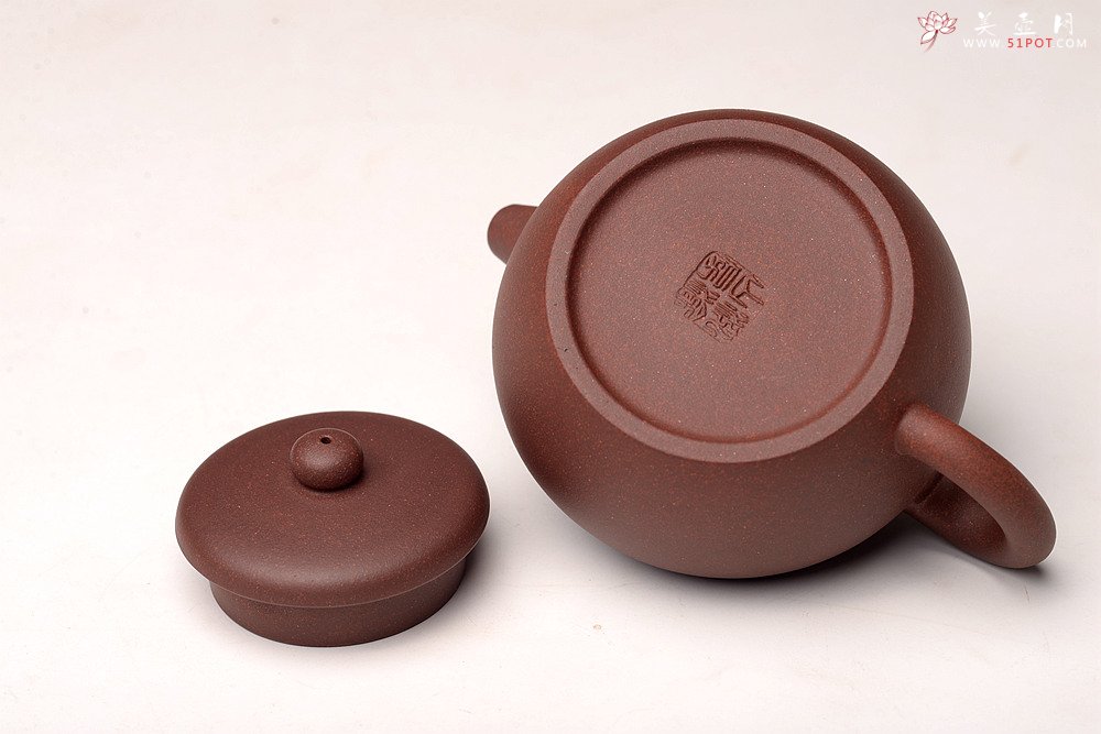 紫砂壶图片：鸿渝山房新品 美壶特惠   拙朴之风 杀茶利器 茶人最爱 矮巨轮 - 美壶网