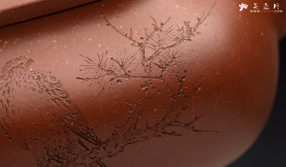 紫砂壶图片：储俊伟乙未年冬精品工力作 雄厚雄劲 高瞻远瞩 全手金砂传炉 赵辉先生文气装饰 - 美壶网