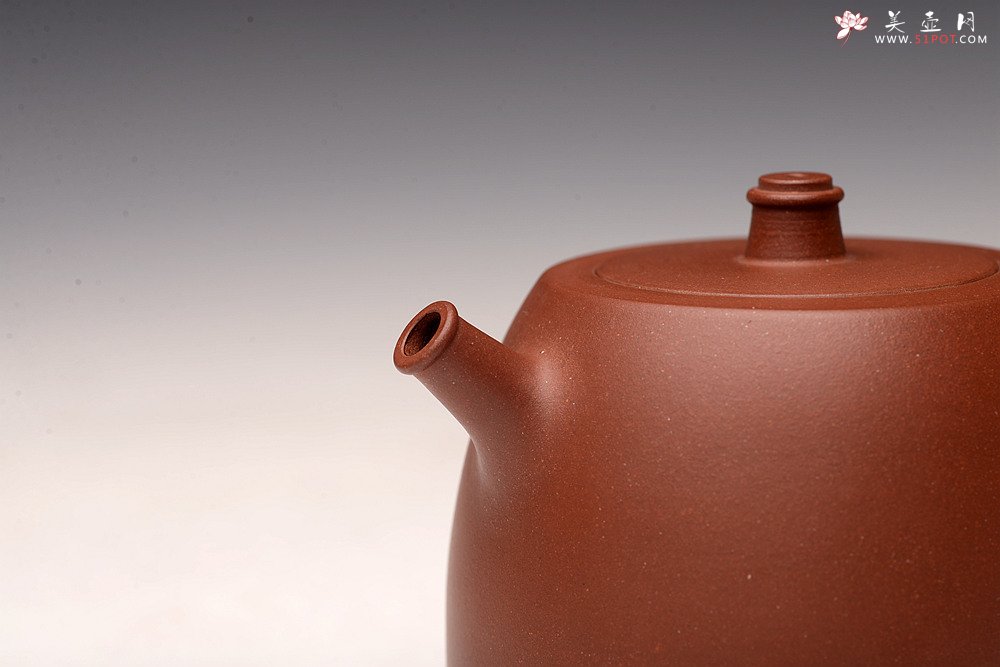 紫砂壶图片：全手摹古之作 汉铎 优质底槽青 典雅大方 - 美壶网