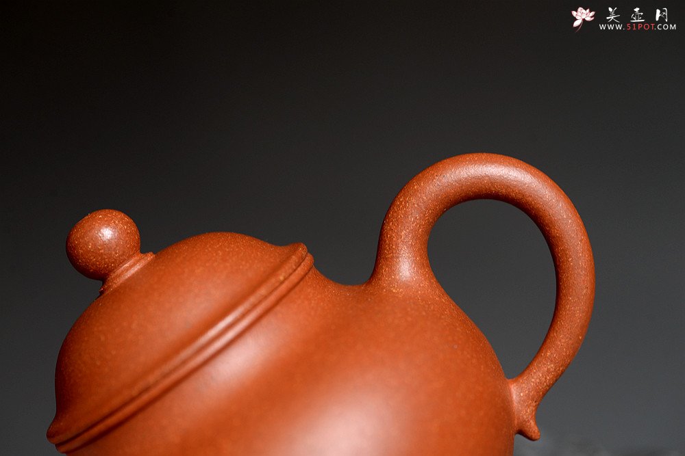 紫砂壶图片：超级实用油润降坡泥之潘壶 手工练泥仅此一把 - 美壶网