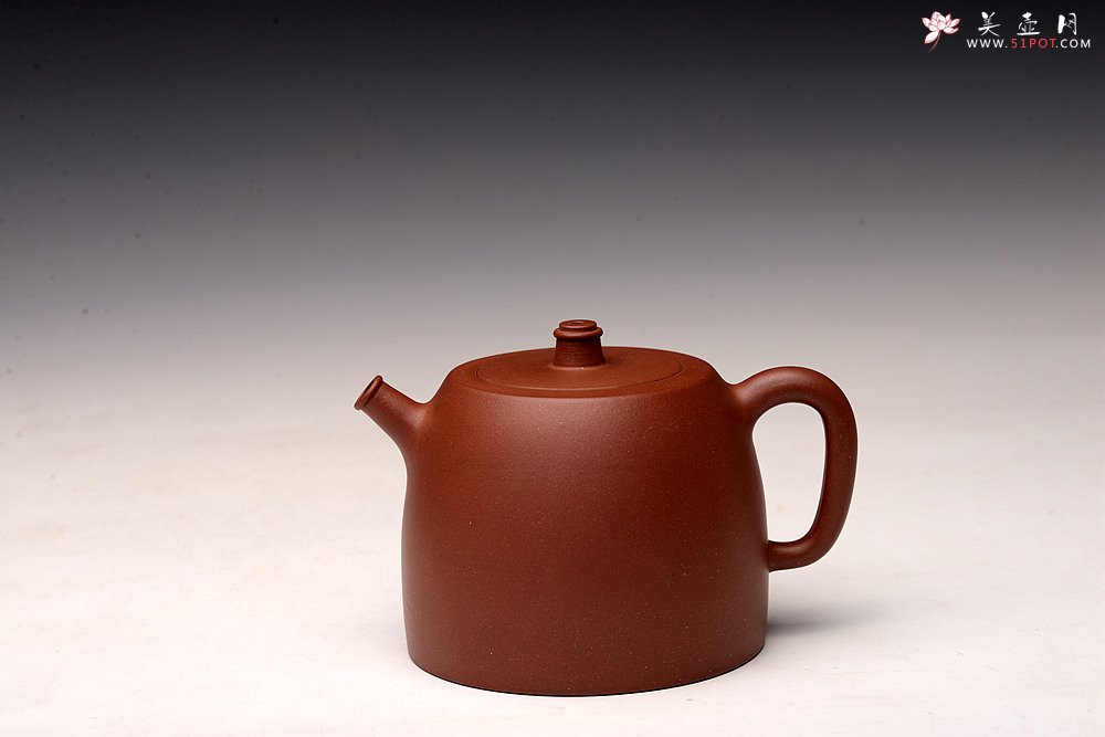 紫砂壶图片：全手摹古之作 汉铎 优质底槽青 典雅大方 - 美壶网