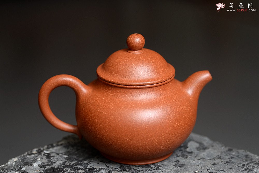 紫砂壶图片：超级实用油润降坡泥之潘壶 手工练泥仅此一把 - 美壶网