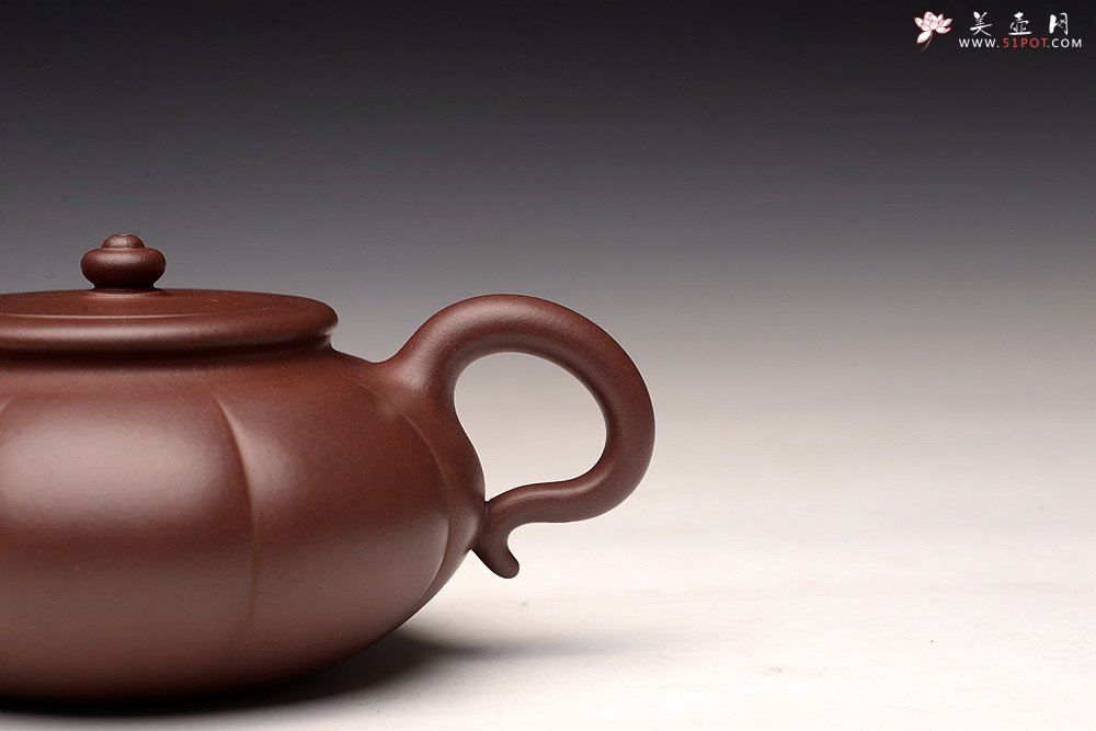 紫砂壶图片：陈进丙申初夏全手新作 筋囊器型 难度之大 端庄优雅 秋蕾 - 美壶网