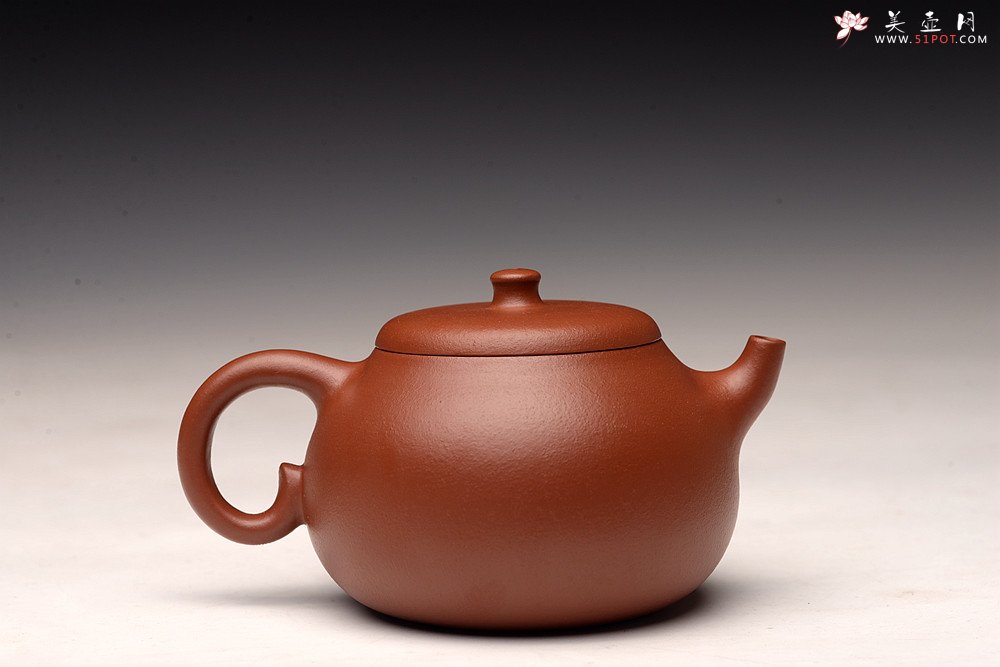 紫砂壶图片：唐文丙申夏新作 婉亭 红艳可人 游心堂主人装饰 - 美壶网