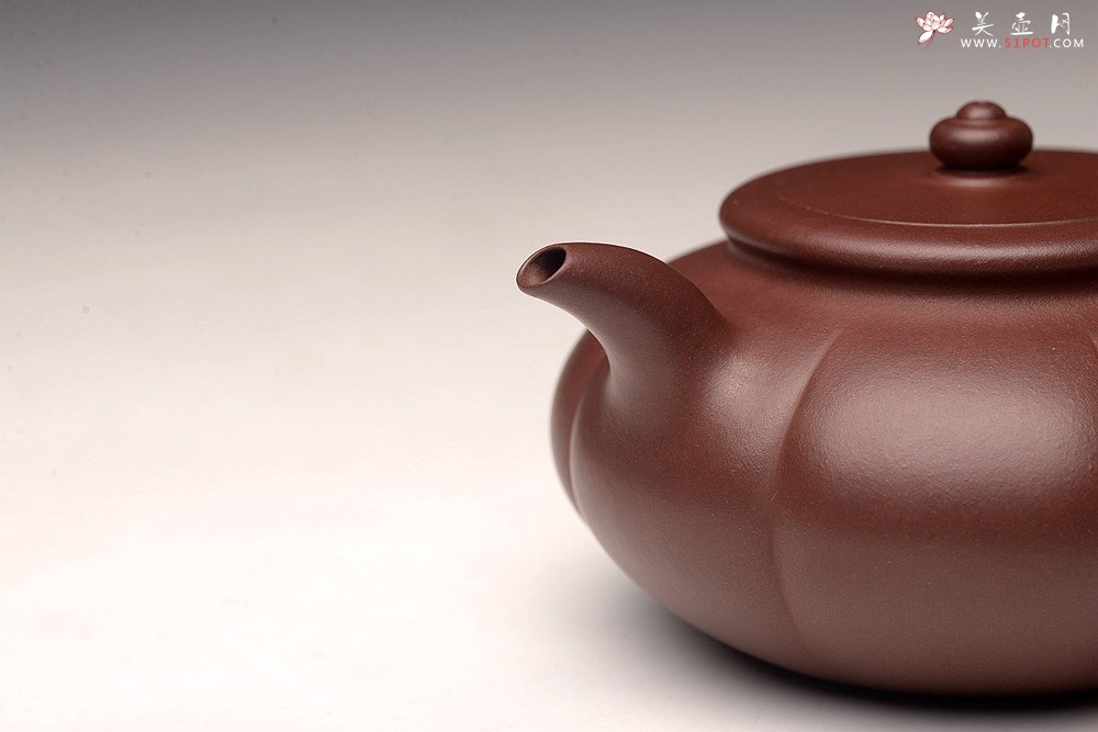 紫砂壶图片：陈进丙申初夏全手新作 筋囊器型 难度之大 端庄优雅 秋蕾 - 美壶网