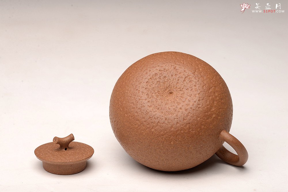 紫砂壶图片：储亚全手小品 优质老段泥 颇具玩味 小桔子 - 美壶网