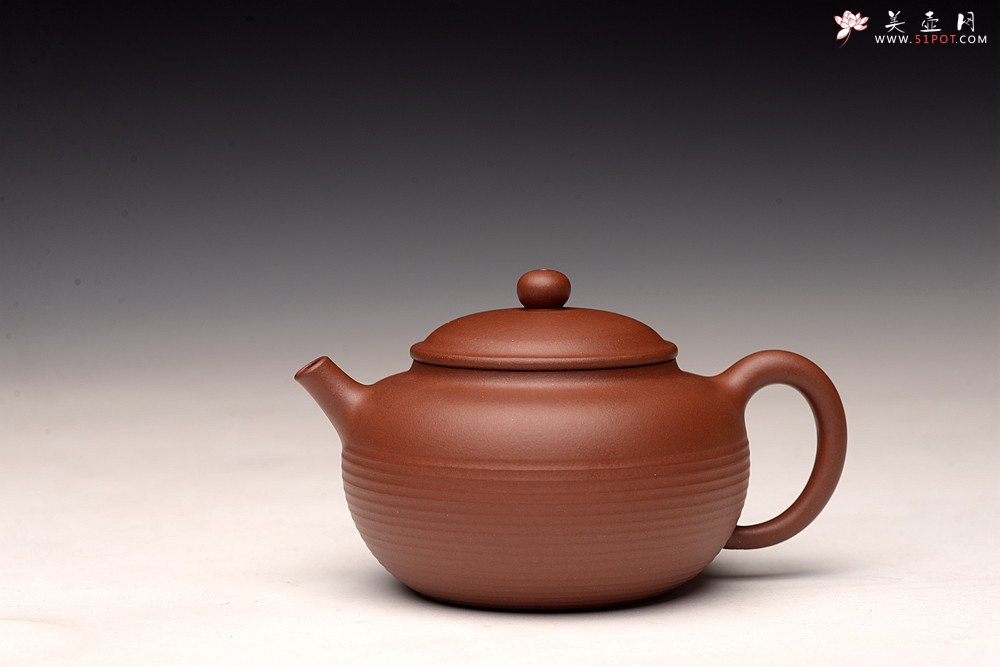 紫砂壶图片：于洪霞丙申夏全手作品 饱满圆润 率真线韵~ 做工精致 怡圆套组 - 美壶网