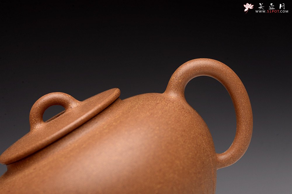 紫砂壶图片：储亚全手新作 饱满小可爱 优质老段泥  颇具玩味 年轮 - 美壶网