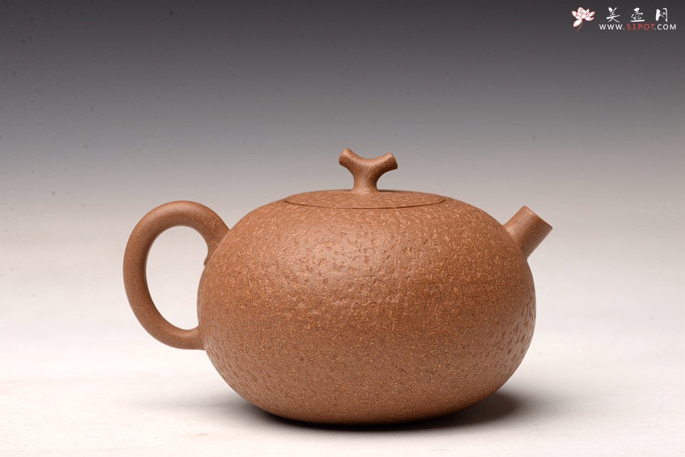 紫砂壶图片：储亚全手小品 优质老段泥 颇具玩味 小桔子 - 美壶网