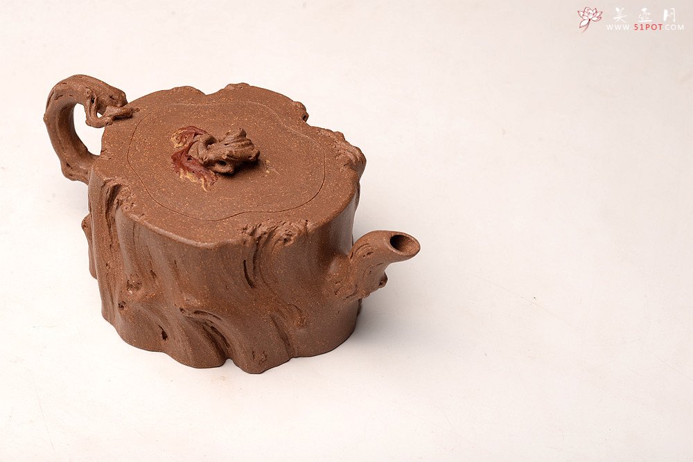 紫砂壶图片：林月长丙申夏全手原创精品 肌理丰富 紫砂新风 学院派 逸林 - 美壶网