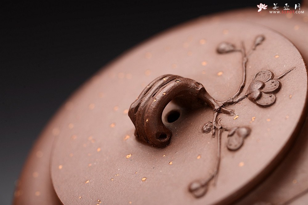 紫砂壶图片：潘丹初丙申夏全手作品~ 温文尔雅 踏雪寻梅 灵秀之作 雪中情 - 美壶网