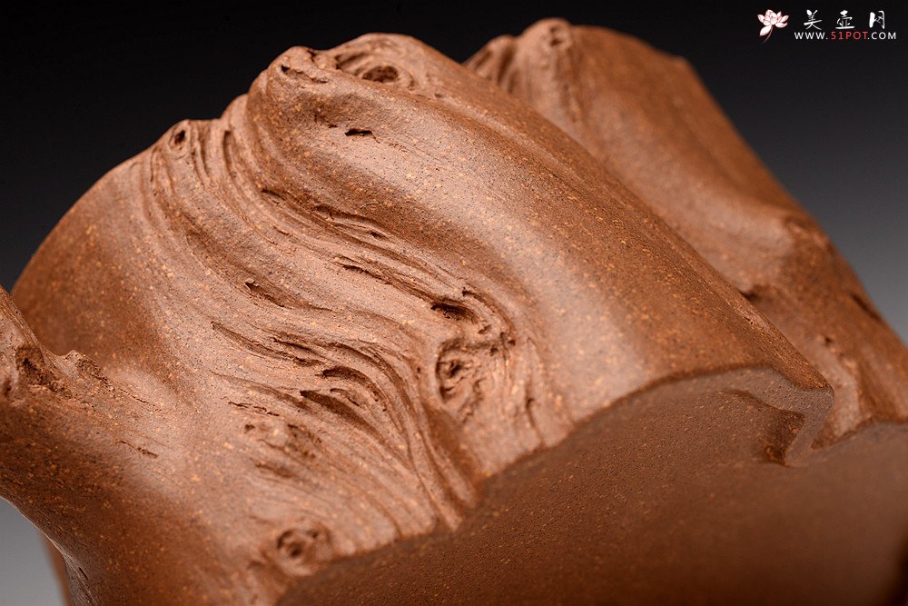 紫砂壶图片：林月长丙申夏全手原创精品 肌理丰富 紫砂新风 学院派 逸林 - 美壶网