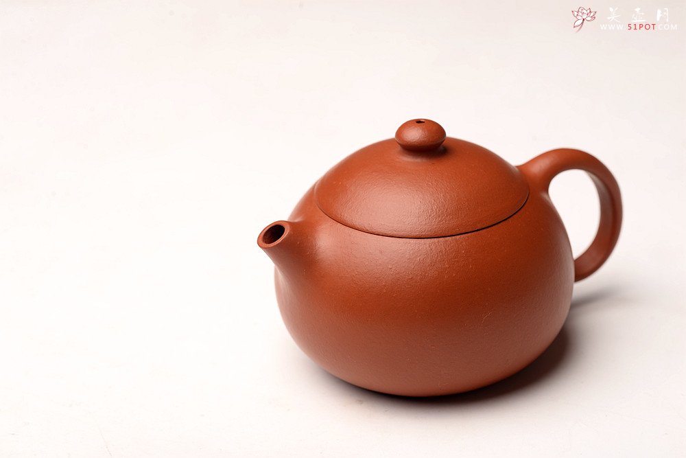 紫砂壶图片：徐亚春丙申夏全手作品 传统实用 优质朱泥 摹古文旦 颇具玩味~ - 美壶网