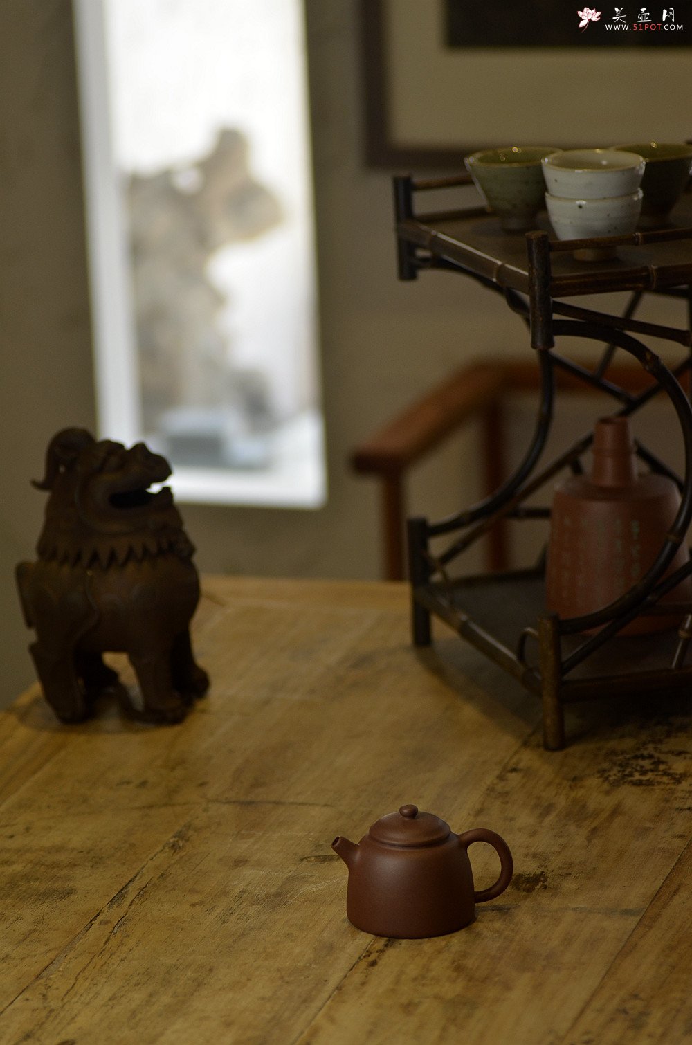 紫砂壶图片：美壶特惠 巨轮系列 杀茶利器  茶人最爱 古朴实用 - 美壶网