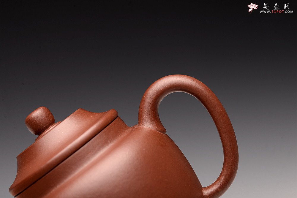 紫砂壶图片：王薇丙申夏全手新作 摹古宫灯 高挑古朴 适用发酵类茶 - 美壶网
