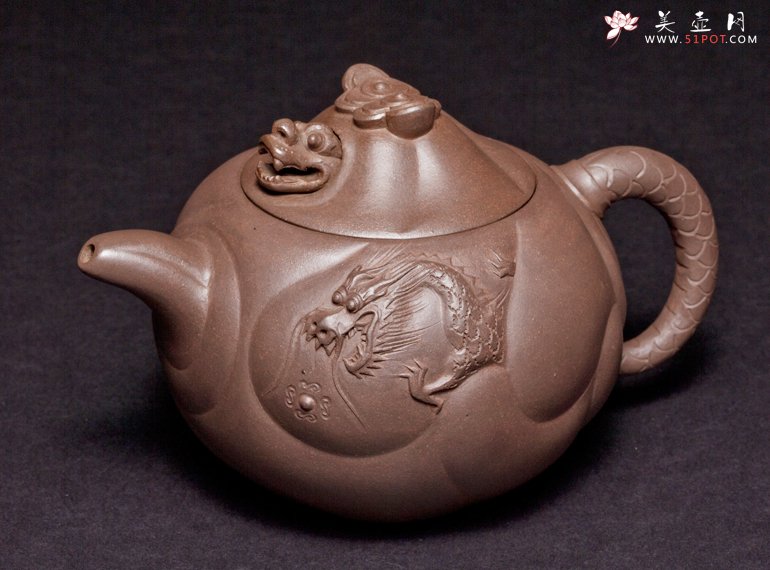 紫砂壶图片：鱼化龙 - 美壶网