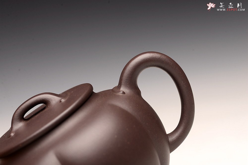 紫砂壶图片：钱林芳丙申夏全手作品 饱满大气 筋纹佳作 锦如 - 美壶网
