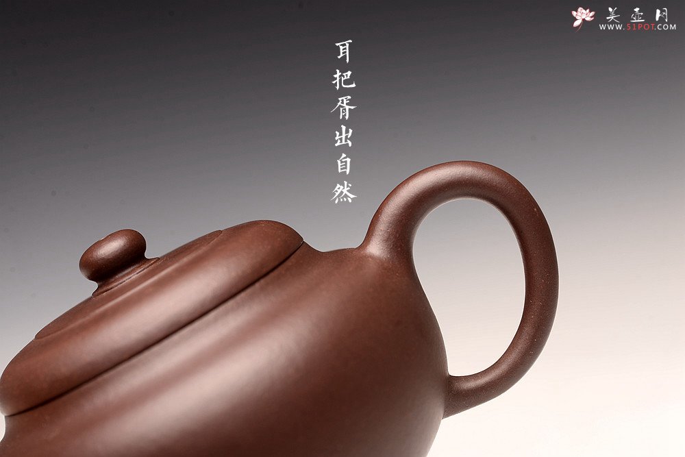 紫砂壶图片：王薇丙申夏全手精品 气韵贯通 型制耐品 优质紫泥 摹古圆壶 - 美壶网