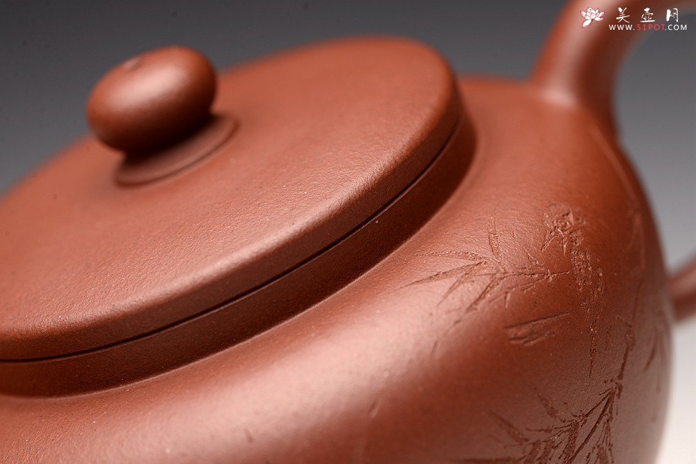 紫砂壶图片：储俊伟丙申夏 全手新作 大口实用 赵辉装饰 明针优秀 传统 平盖莲子 - 美壶网