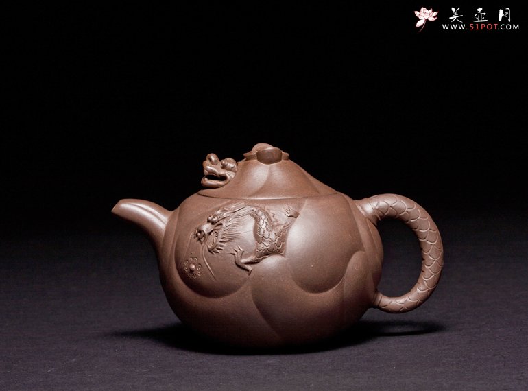 紫砂壶图片：鱼化龙 - 美壶网