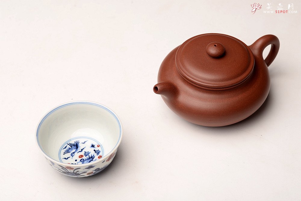 紫砂壶图片：顾小英丙申夏新作 形神兼备 传统经典 全手扁腹 推荐~ - 美壶网