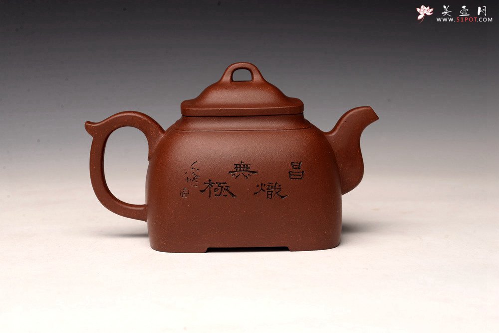 紫砂壶图片：雍容有力 单片拍打 全手工方舟  - 美壶网