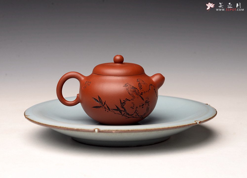 紫砂壶图片：茶盘尤物 原矿纯朱泥 秀珠 饱满俏人 赏玩皆宜,  - 美壶网