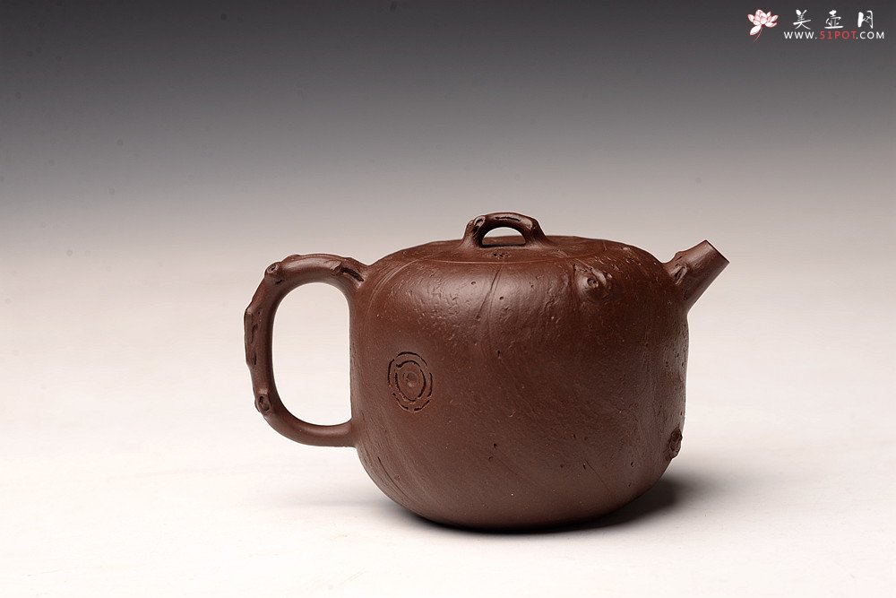 紫砂壶图片：花货新风尚 妙趣横生 潘丹初经典全手之作 玄木 木叶动秋声~ - 美壶网