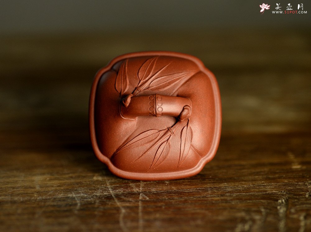 紫砂壶图片：朱牧清新作 豪放大气 不拘小节 大品竹鼎 - 美壶网