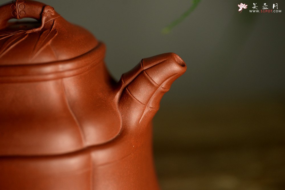 紫砂壶图片：朱牧清新作 豪放大气 不拘小节 大品竹鼎 - 美壶网