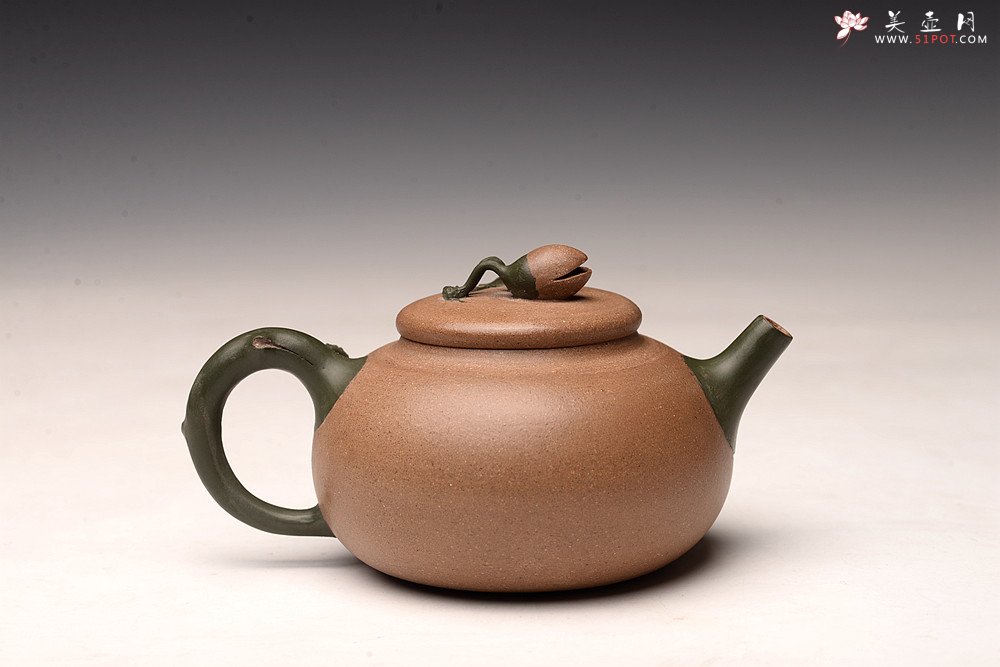 紫砂壶图片：蔡一强丙申夏全手作品 开心果 田园之乐 寓意吉祥 - 美壶网