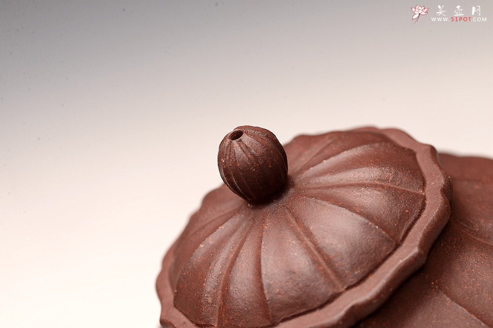 紫砂壶图片：周斌丙申秋全手演绎筋囊器 银台醉客 颇具难度 线条流畅 - 美壶网