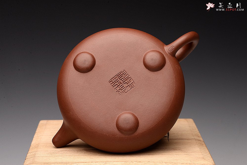 紫砂壶图片：朱牧清新作  张弛有度 工整温润 汉棠石瓢 - 美壶网