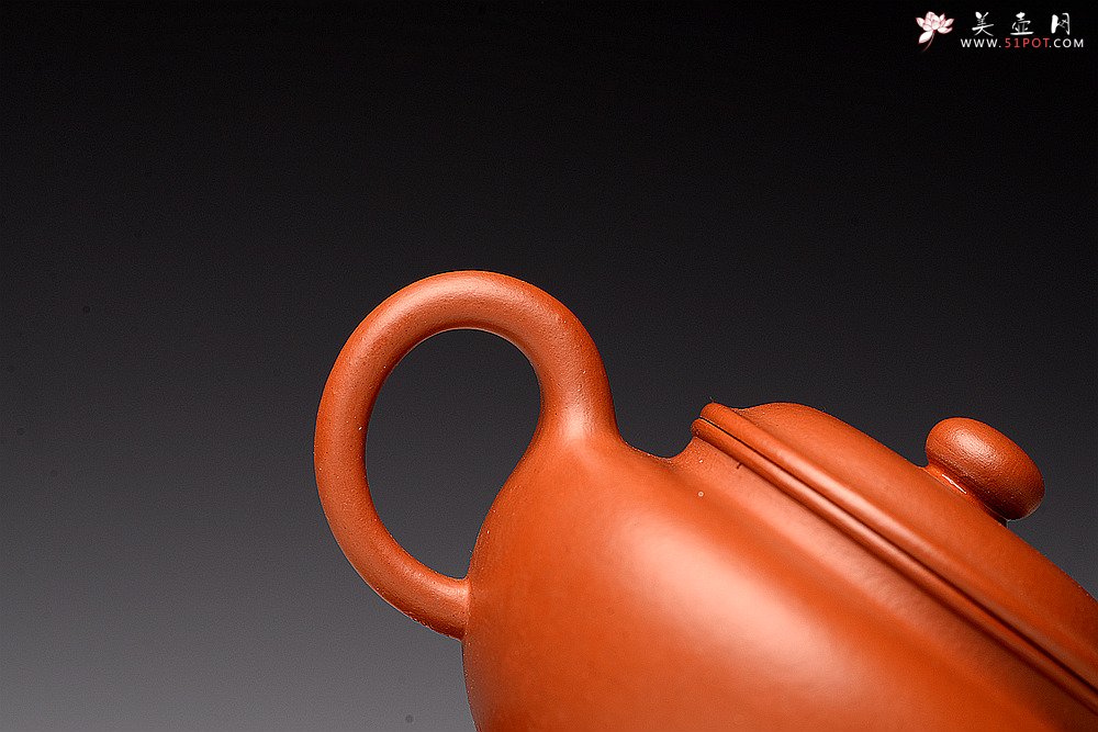 紫砂壶图片：优质朱泥 娇艳迷人 全手仿古 传统实用 - 美壶网