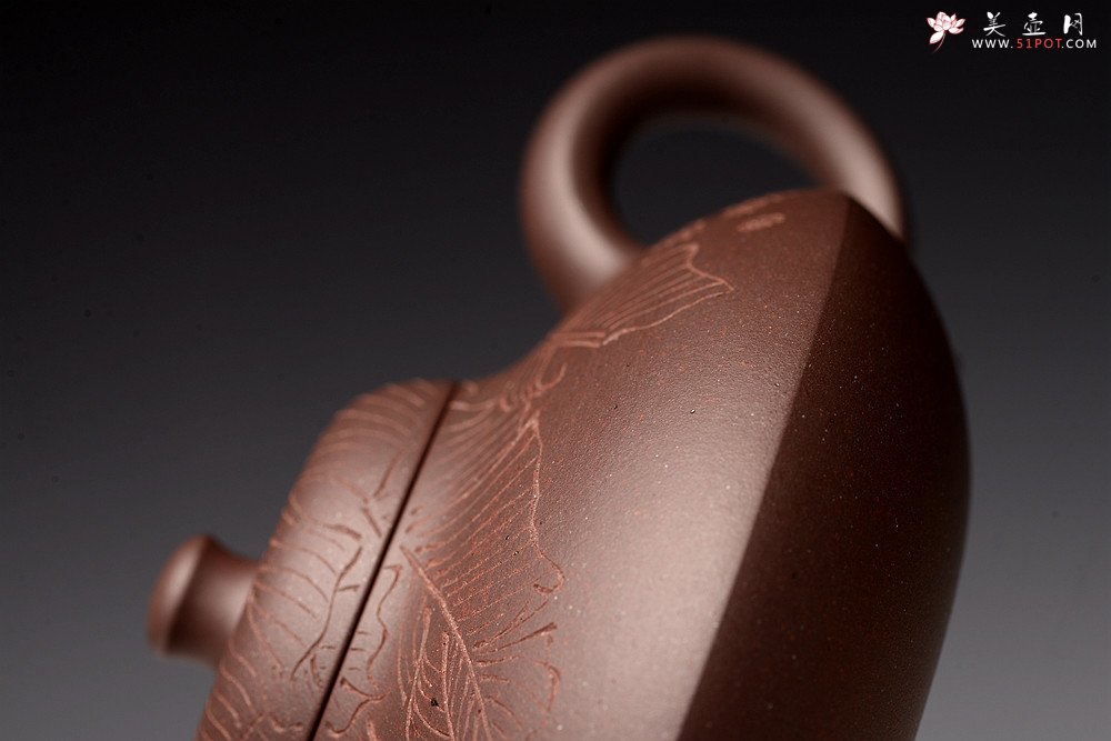 紫砂壶图片：邵春良丙申年 经典作品 曼生合欢 甚得古意 高温四号井紫泥  - 美壶网
