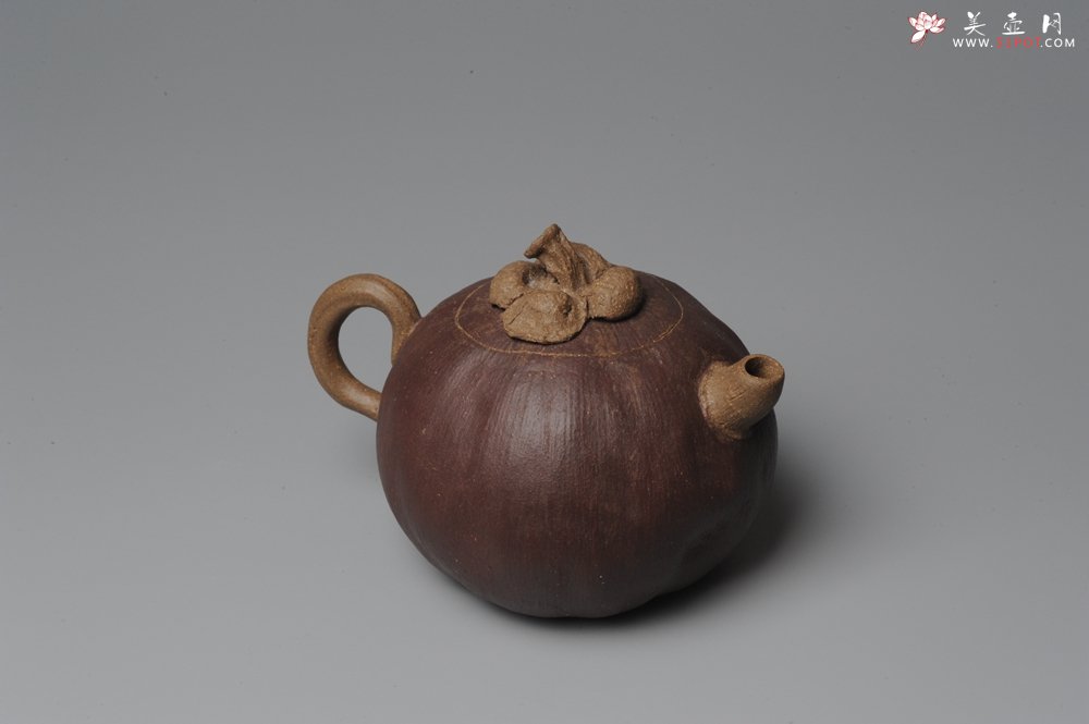 紫砂壶图片：全手工仿生花货 山竹 - 美壶网
