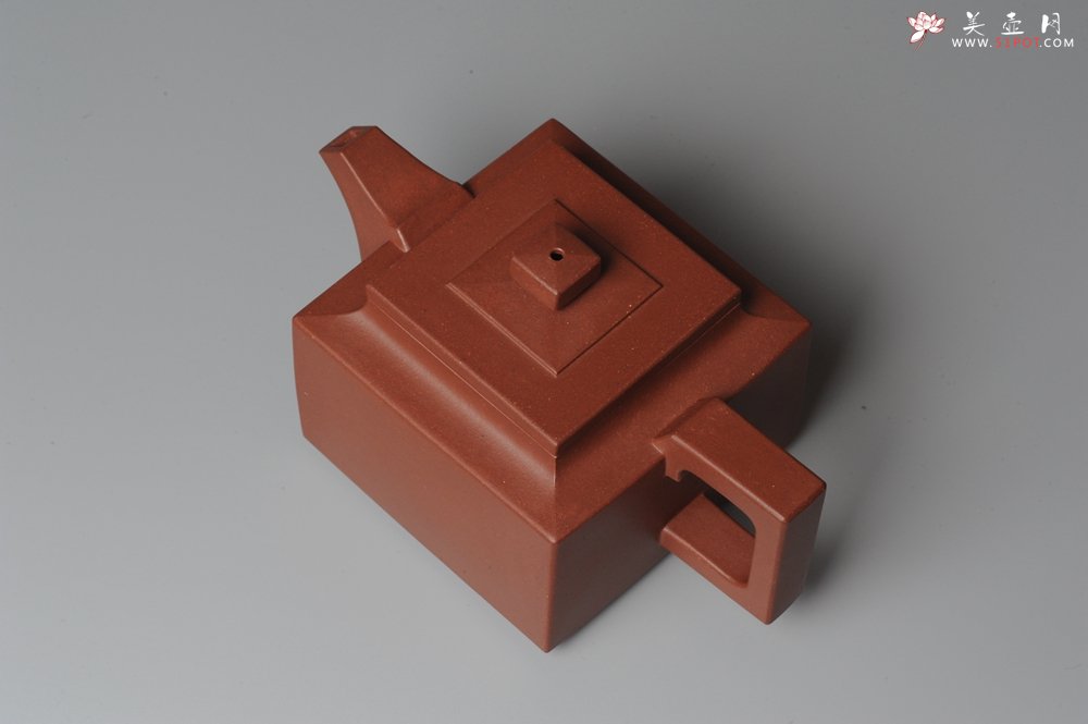 紫砂壶图片：线面挺快难度大全手工逸四方 - 美壶网