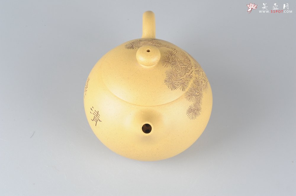 紫砂壶图片：国助唐文本绿西施  端庄 助工袁德波装饰  - 美壶网