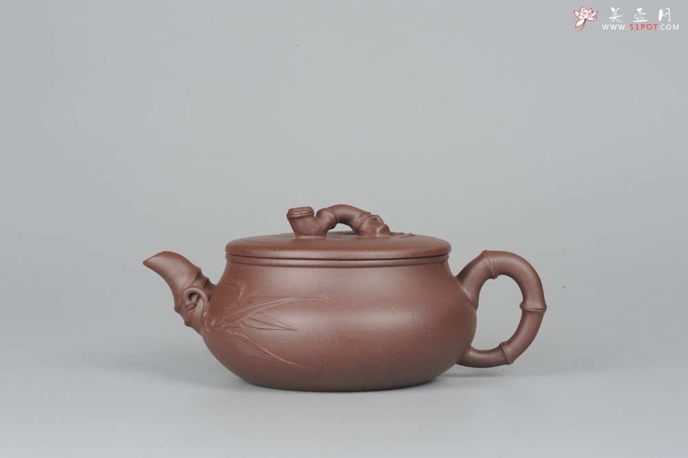 紫砂壶图片：美壶特惠 逸竹 端庄秀雅 - 美壶网