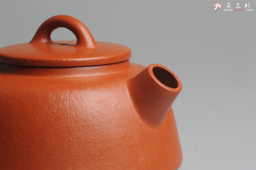 紫砂壶图片：全手工拙味大炮嘴壶 鱼笊篱^_^ - 美壶网