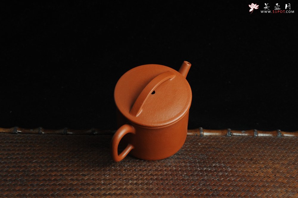 紫砂壶图片：优质赵庄朱泥 精品全手工汉瓦 端庄秀雅 大口实用 出水暴爽 - 美壶网