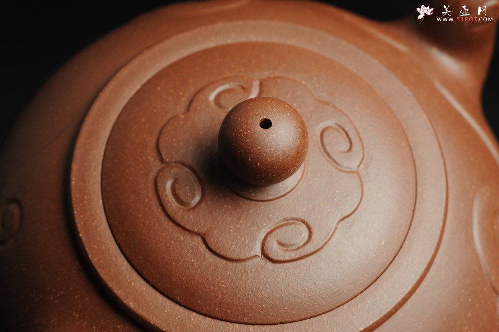 紫砂壶图片：美壶特惠 原创祥云纳福壶 - 美壶网