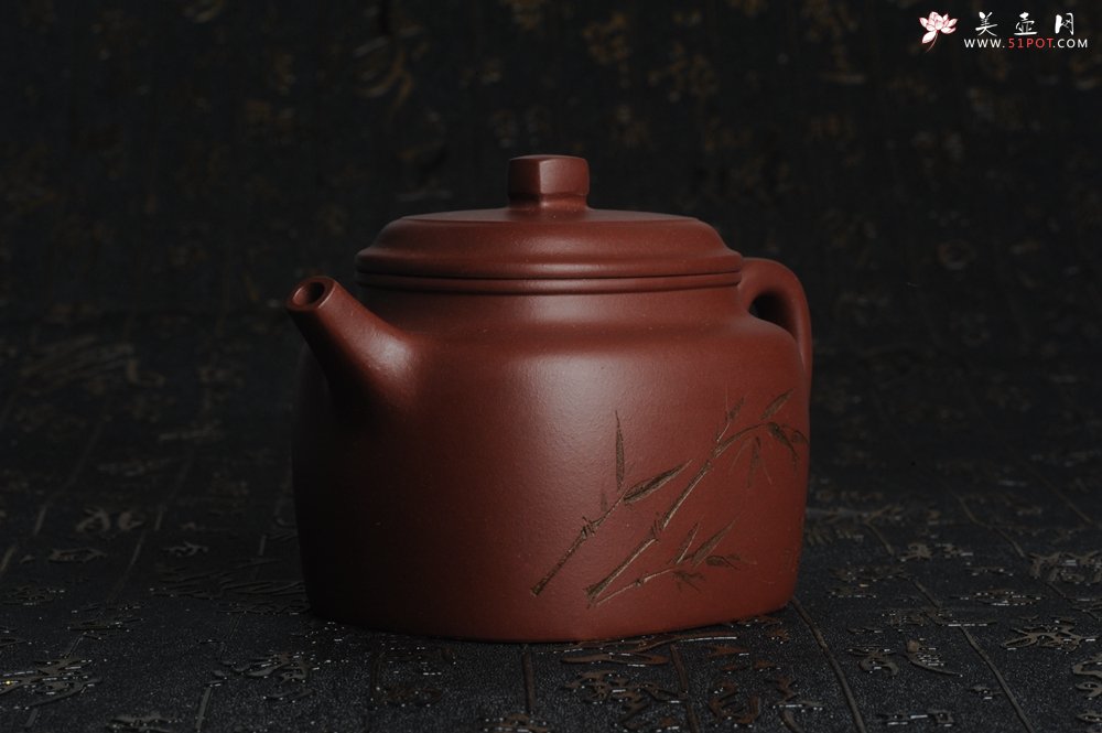 紫砂壶图片：美壶特惠 做工精致四方德中 陈俊儒文气装饰 - 美壶网