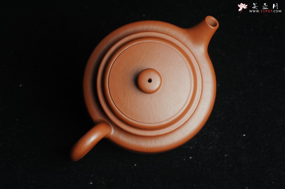 紫砂壶图片：正宗小煤窑朱泥 全手工大亨德中 隽秀文气 - 美壶网