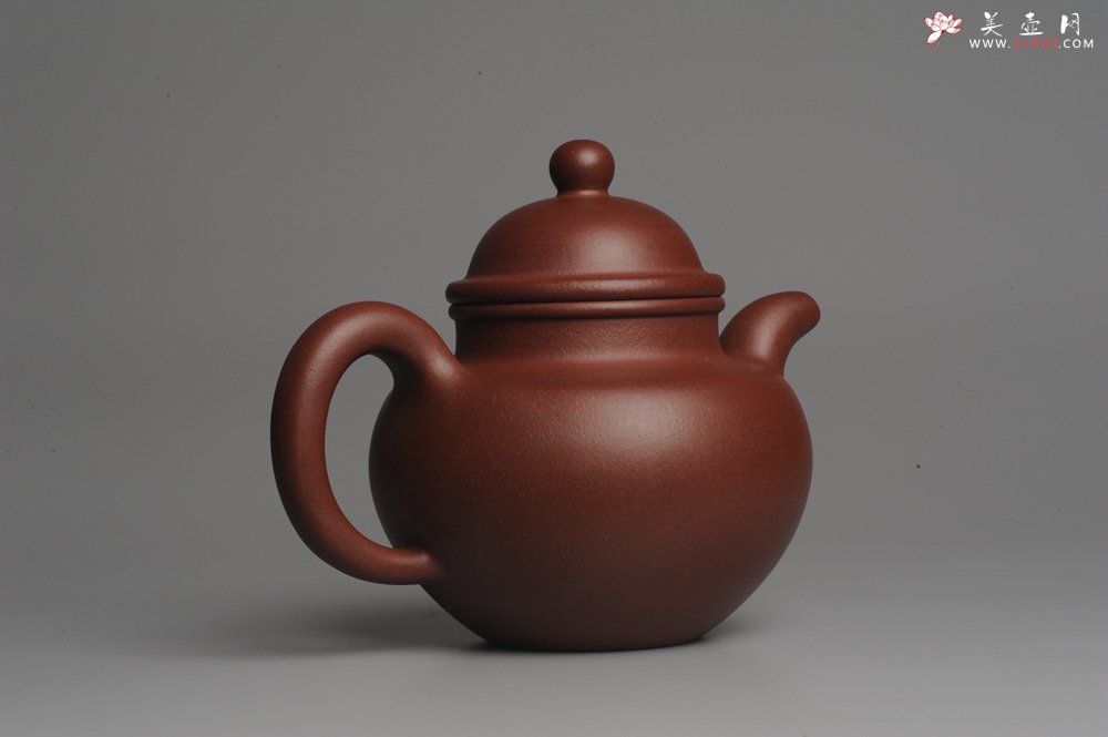 紫砂壶图片：油润底曹青 全手工寿珍掇球 深得老味 做工灰常好 请君细品 作品说话  - 美壶网