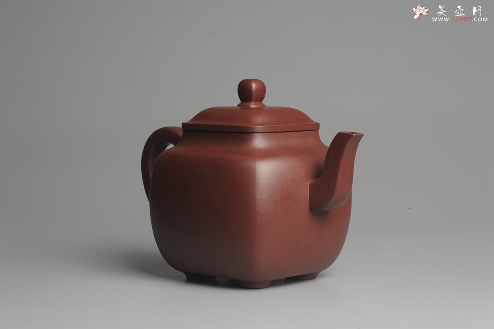 紫砂壶图片：实力派张海艳全手工鸣远四方 气势磅礴 用心之作 - 美壶网