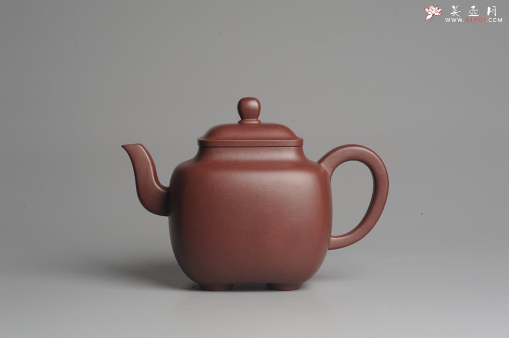 紫砂壶图片：实力派张海艳全手工鸣远四方 气势磅礴 用心之作 - 美壶网