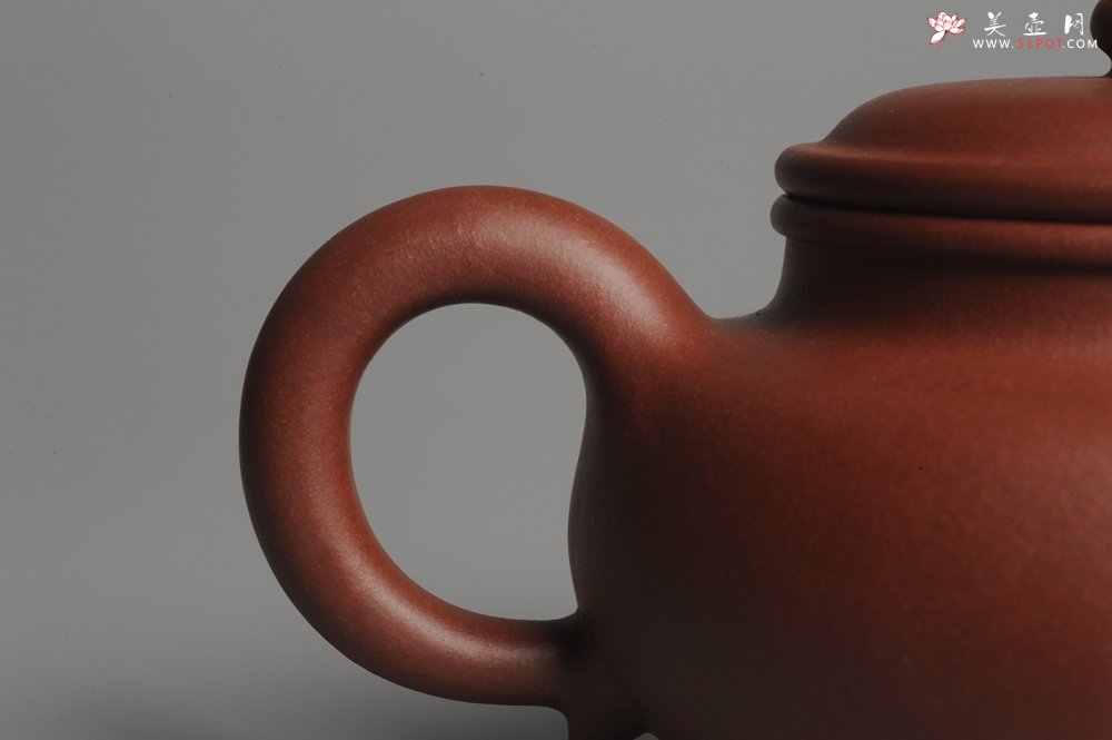 紫砂壶图片：油润底曹青 一捺底精品全手工大亨仿古 深得老味 请君细品 - 美壶网