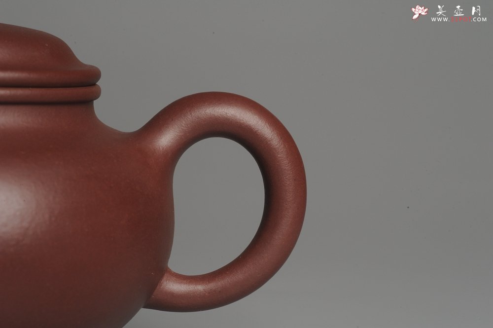 紫砂壶图片：实力派杨老师全手工紫茄泥小品大亨掇只 深得其味 泥料灰常油润 - 美壶网