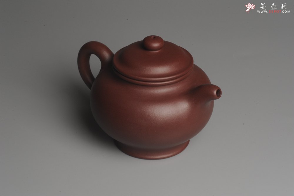 紫砂壶图片：实力派杨老师全手工紫茄泥小品大亨掇只 深得其味 泥料灰常油润 - 美壶网